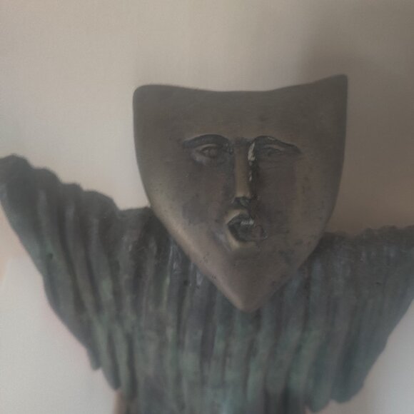 SERGIO BUSTAMANTE "MOON WITH DRESS" BRONZE SCULPTURE - Picture 2 of 4